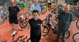 Freemasons become Freewheelers with Byker Bike Charity Donation