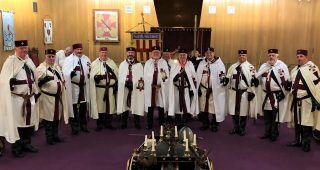 Craft APGM Finally Takes The Helm At Royal Kent Preceptory After A Two Year Wait