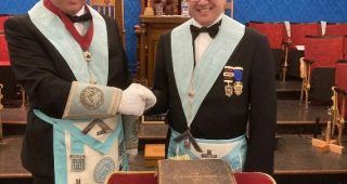 Brother Installs Brother As Master at The St Anthony’s Lodge