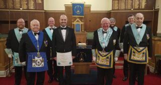 Perfect Ashlar Lodge Celebrates New Member