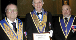 Former Assistant Provincial Grand Master Celebrates 50 Years in Freemasonry