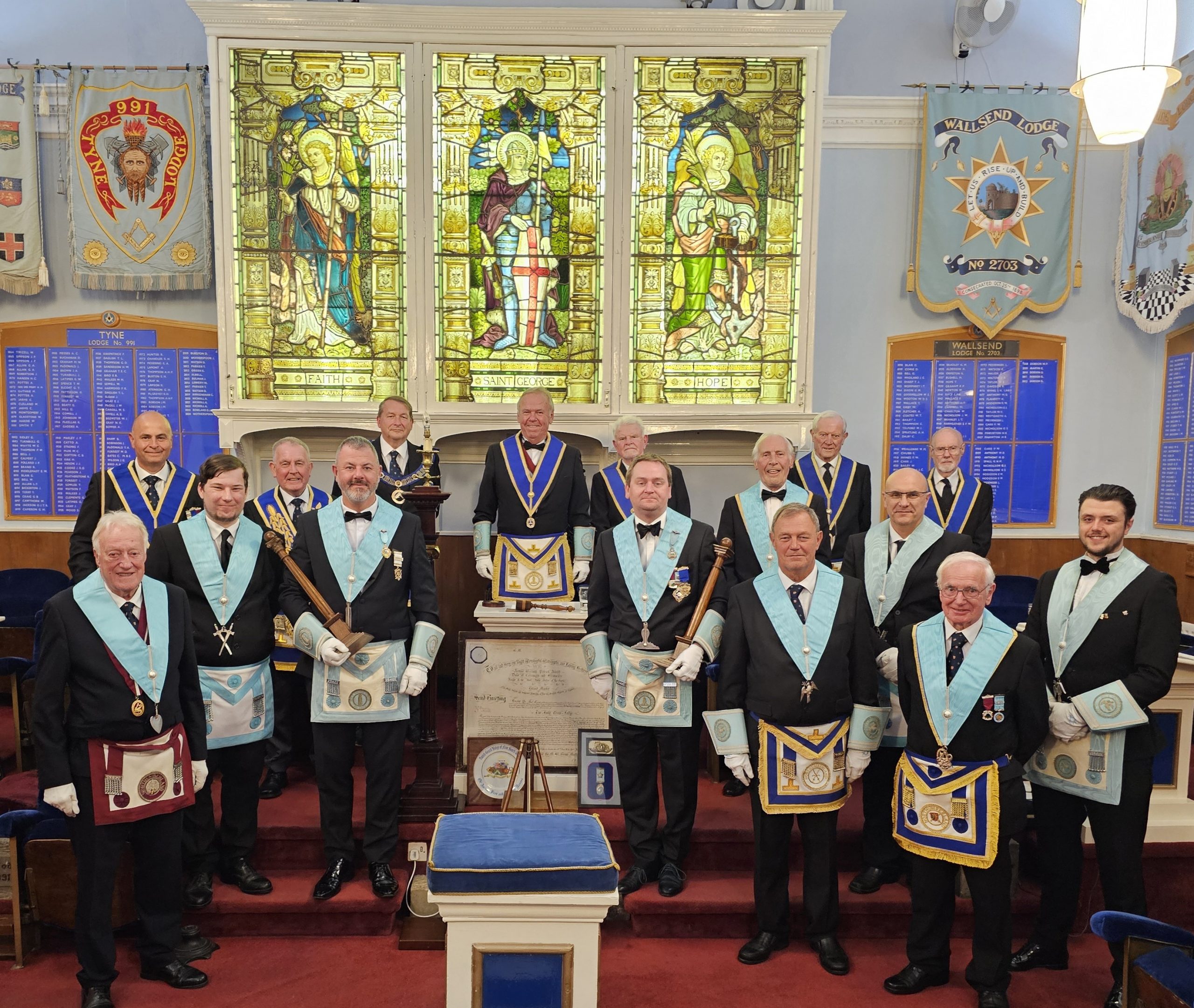 Suprise visit to Holy Cross Lodge No 3679