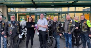 Northumberland Freemasons and Widows Sons Masonic Bikers Help with Morrisons 54 Charity Cup Relay