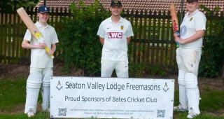 Supporting Local Sport: Seaton Valley Lodge 6239 Sponsors Bates Cricket Club