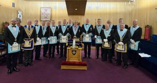 A Night of Tradition and Light Blue at Percy Lodge No. 1427 Installation