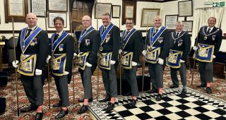 Worshipful Brother David L. Armstrong Invested as Assistant Provincial Grand Master of Northumberland