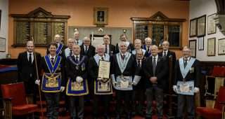 W.Bro Thomson Bathgate PProvSGW Celebrates 60 Years in Freemasonry